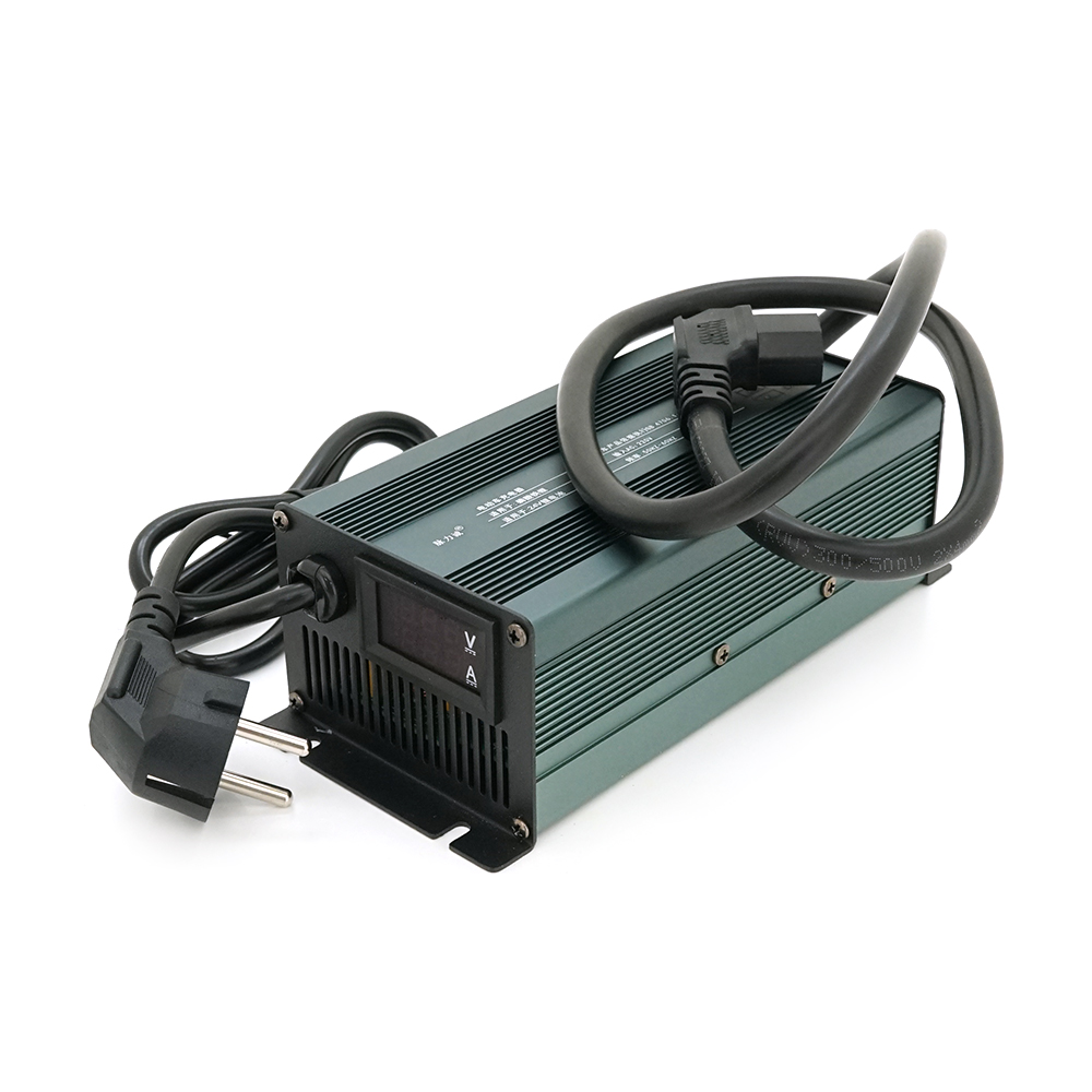 36794 Зарядний пристрій для акумуляторів LiFePo4 24V(29,2V),8S,15A, штекер Triangle plug (T-tipe / C13 / IEC). 173*90*60mm - Зображення 1