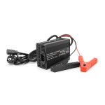 Зарядний пристрій акумуляторів Li-ion 16.8V, 4S, 15A, крокодили, індикація, 135х90х50mm
