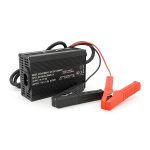 Зарядний пристрій акумуляторів Li-ion 16.8V, 4S, 15A, крокодили, індикація, 135х90х50mm - Зображення 2