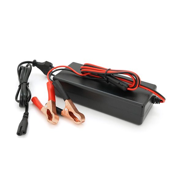 Зарядний пристрій для акумуляторів Li-ion 33.6V,8S,3A, індикація, 172x72x40mm