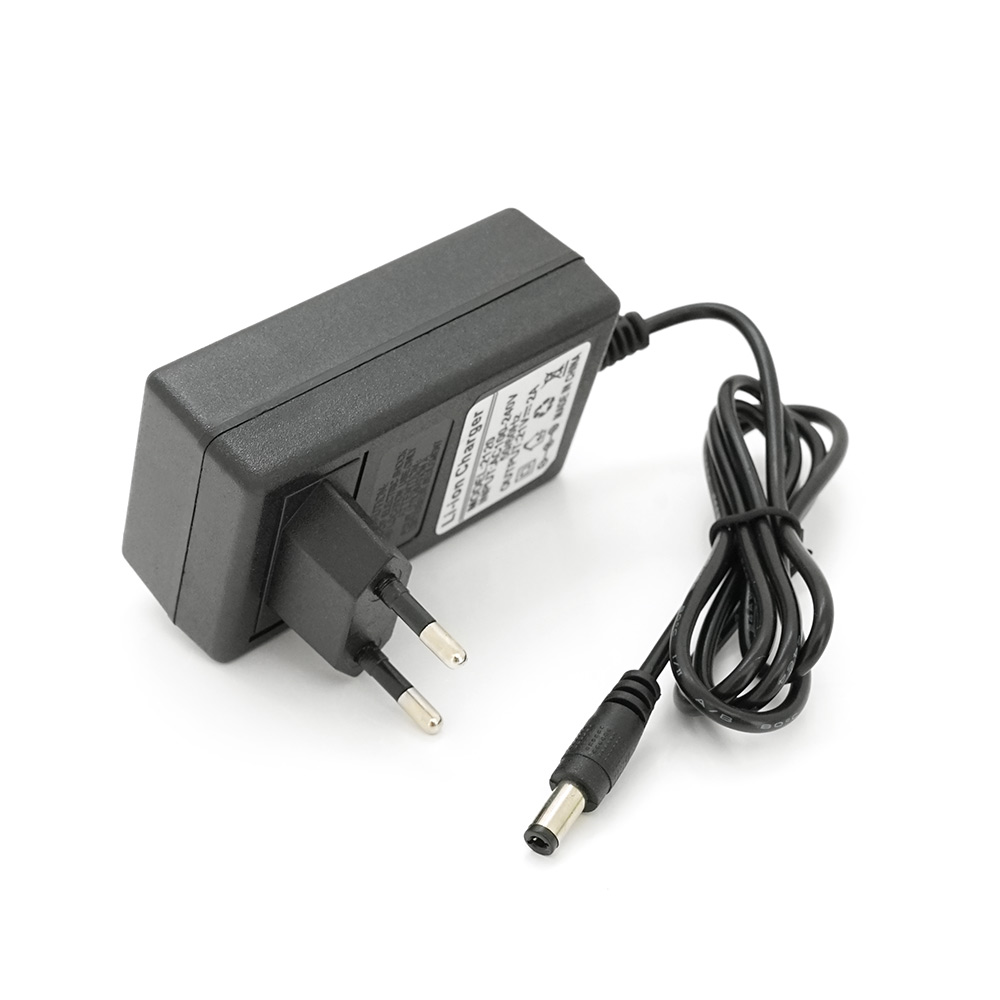 36927 Зарядний пристрій для акумуляторів Li-ion 21V,5S,2A, штекер 5,5х2,5мм, LED-індикація - Зображення 1