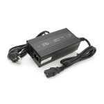 Зарядний пристрій акумуляторів LiFePO4 12V (14.6V), 4S, 10A, штекер Triangle plug (T-tipe / C13 / IEC). LED-індикація, 137x90x50mm