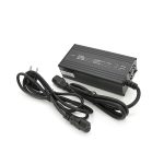 Зарядний пристрій акумуляторів LiFePO4 12V (14.6V), 4S, 10A, штекер Triangle plug (T-tipe / C13 / IEC). LED-індикація, 137x90x50mm - Зображення 2