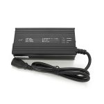 Зарядний пристрій акумуляторів LiFePO4 12V (14.6V), 4S, 10A, штекер Triangle plug (T-tipe / C13 / IEC). LED-індикація, 137x90x50mm - Зображення 3