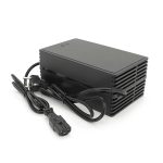 Зарядний пристрій для акумуляторів LiFePo4 72V(87,6V),24S,8A,750W, штекер Triangle plug (T-tipe / IEC / C13 N+L-), індикація, 220х122х86mm, 1.5kg