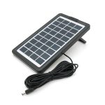 Сонячна панель 3.5W. Напруга 9В. Струм 0.37А. Роз&apos;єм DC 5.5&times;2.5 мм. - Зображення 3