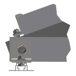 Комплект альбомної системи кріплень НА 5 ФОТОМОДУЛІВ / розмір модуля( 2278х1133х35)(кут 30,алюміній)полегшена - Зображення 3