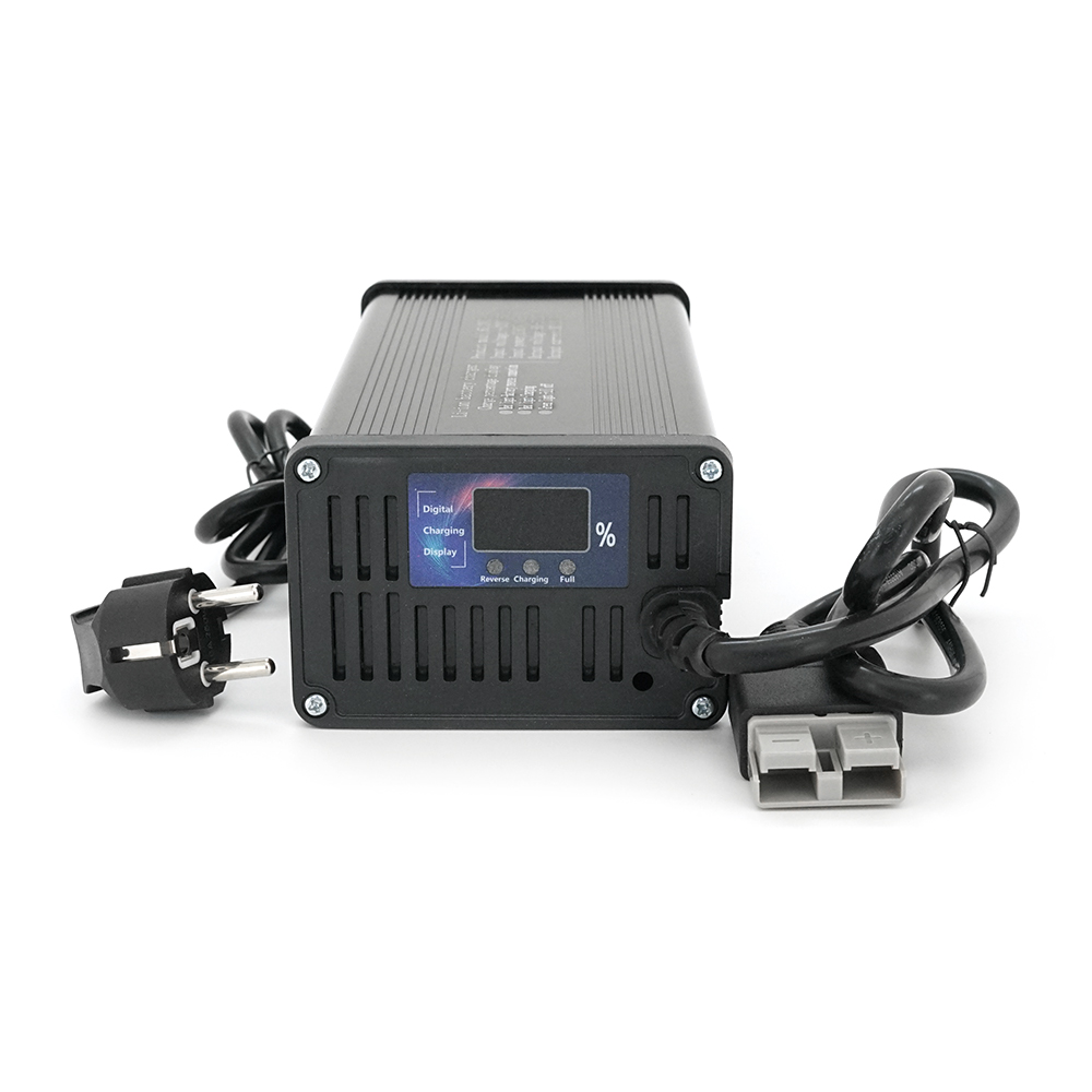 37030 Зарядний пристрій для акумуляторів Li-ion 67,2V, 20A, 185x88x60mm - Зображення 1