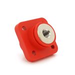 Корпусна прохідна клема 150A-C, М8-М8, 150A, 600V, &le;0,6 мОм, мідь, IP54, Red - Зображення 2