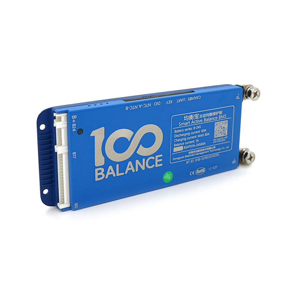 37398 Universal BMS smart плата DaLy LiFePO4 8-24S 60A з Bluetooth + CAN + активний балансир 1A - Зображення 1