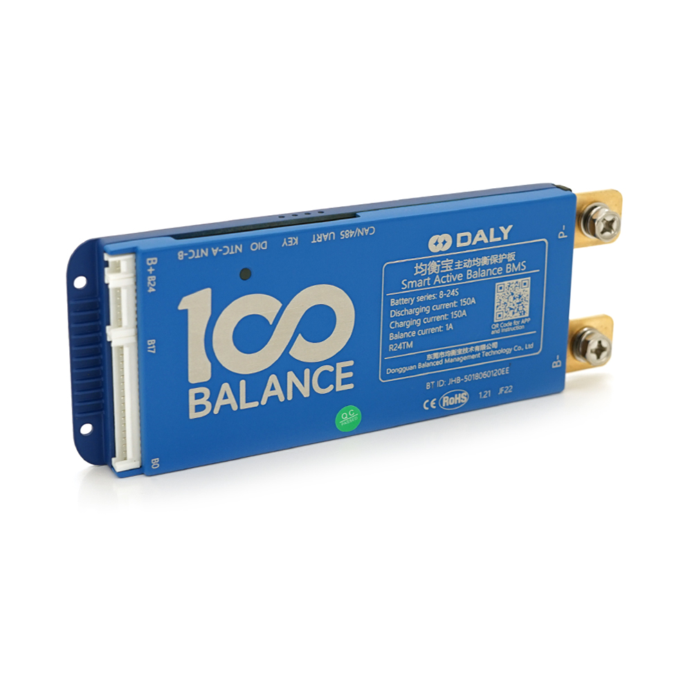 37402 Universal BMS smart плата DaLy LiFePO4 8-24S 150A з Bluetooth + CAN + активний балансир 1A - Зображення 1