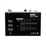 Акумуляторна батарея SOLINVED LiFePO4 25,6V 100Ah,(50 / 100A) 360x260x250mm, 22.9kg