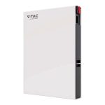 Акумуляторна батарея V-TAC SLIM VT-48160 LiFePO4 51,2V 160Аh 7.64kWh,(100 / 100A) 600x830x111mm, 80kg - Зображення 4
