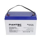Акумуляторна батарея PANTEC 100-12 GEL 12V 100 Ah (330 x 173 x 218), 30.4 kg Grey Q1 / 48 - Зображення 2