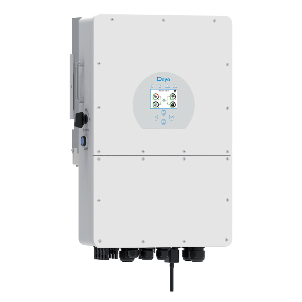 37539 Гібридний інвертор (hybrid) Deye SUN-10K-SG01HP3-EU-AM2 WI-FI,10кВт, трифазний, (MPPT 150-850 / 37A / DC700В)Parallel - Зображення 1