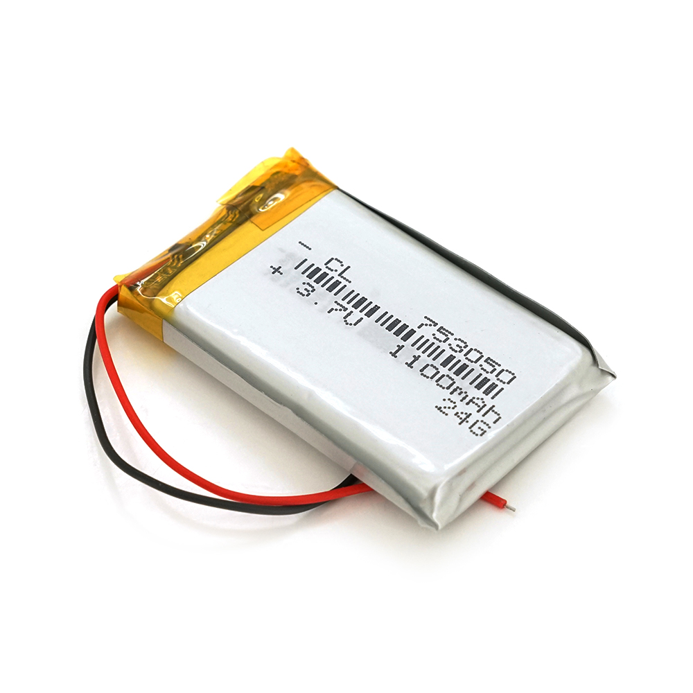 37738 Літій-полімерний акумулятор 7.5*30*50mm (Li-ion 3.7В 1100мА·год) - Зображення 1