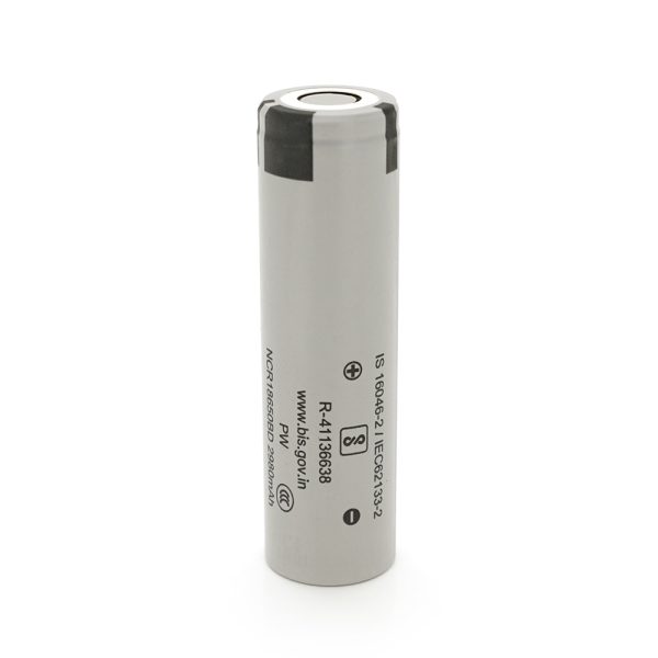 Акумулятор 18650 Li-Ion Panasonic NCR18650BD, 2980mAh, 10A, 4.2 / 3.6 / 2.5V, Gray