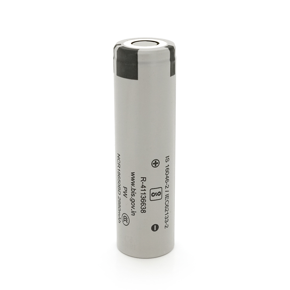 38092 Акумулятор 18650 Li-Ion Panasonic NCR18650BD, 2980mAh, 10A, 4.2 / 3.6 / 2.5V, Gray - Зображення 1