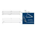 Регульована система кріплення для сонячної панелі (1 панель, алюміній) Optonica - Зображення 3