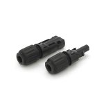 Коннектор MC4 1500V, 50A, луджений-мідний трубчастий, під перетин 2.5-4мм&sup2;, 0.5мОм, вогнестійкість UL94-VO, IP68, Q500, Black - Зображення 2