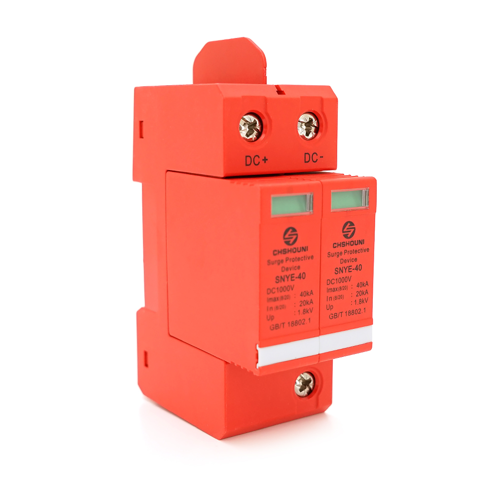 38360 Фотогальванічний захист від перенапруги постійного струму SNYE-40 2P -1000V, 40kA(зі змінними блоками) - Зображення 1