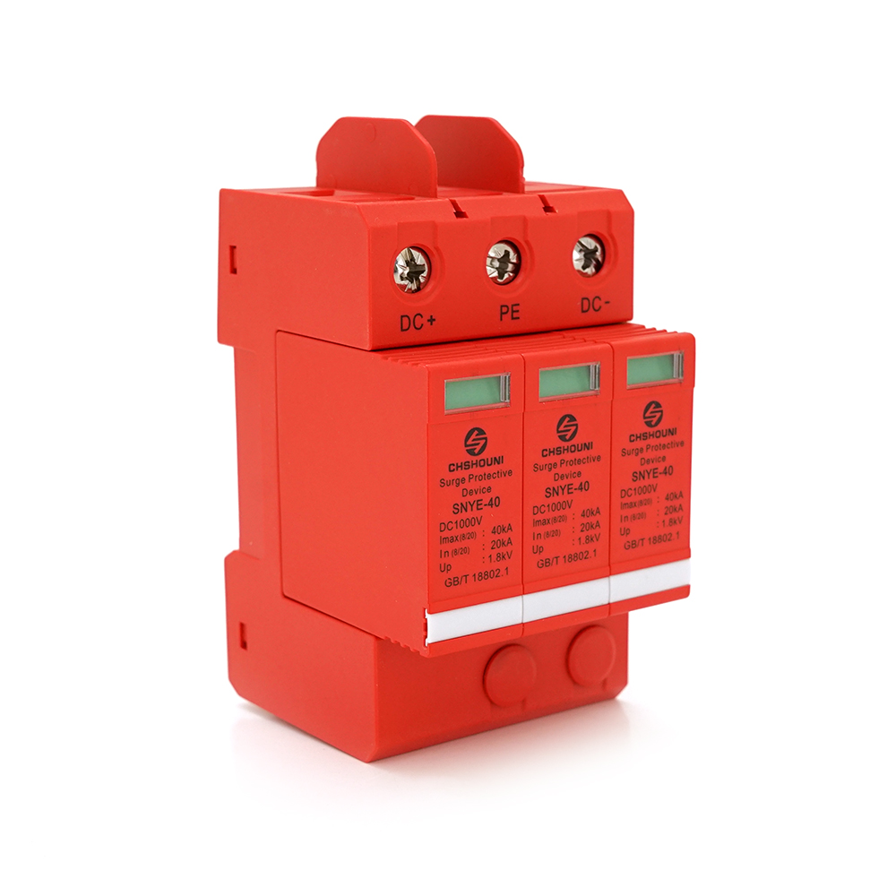 38364 Фотогальванічний захист від перенапруги постійного струму SNYE-40 3P -1000V, 40kA (зі змінними блоками) - Зображення 1