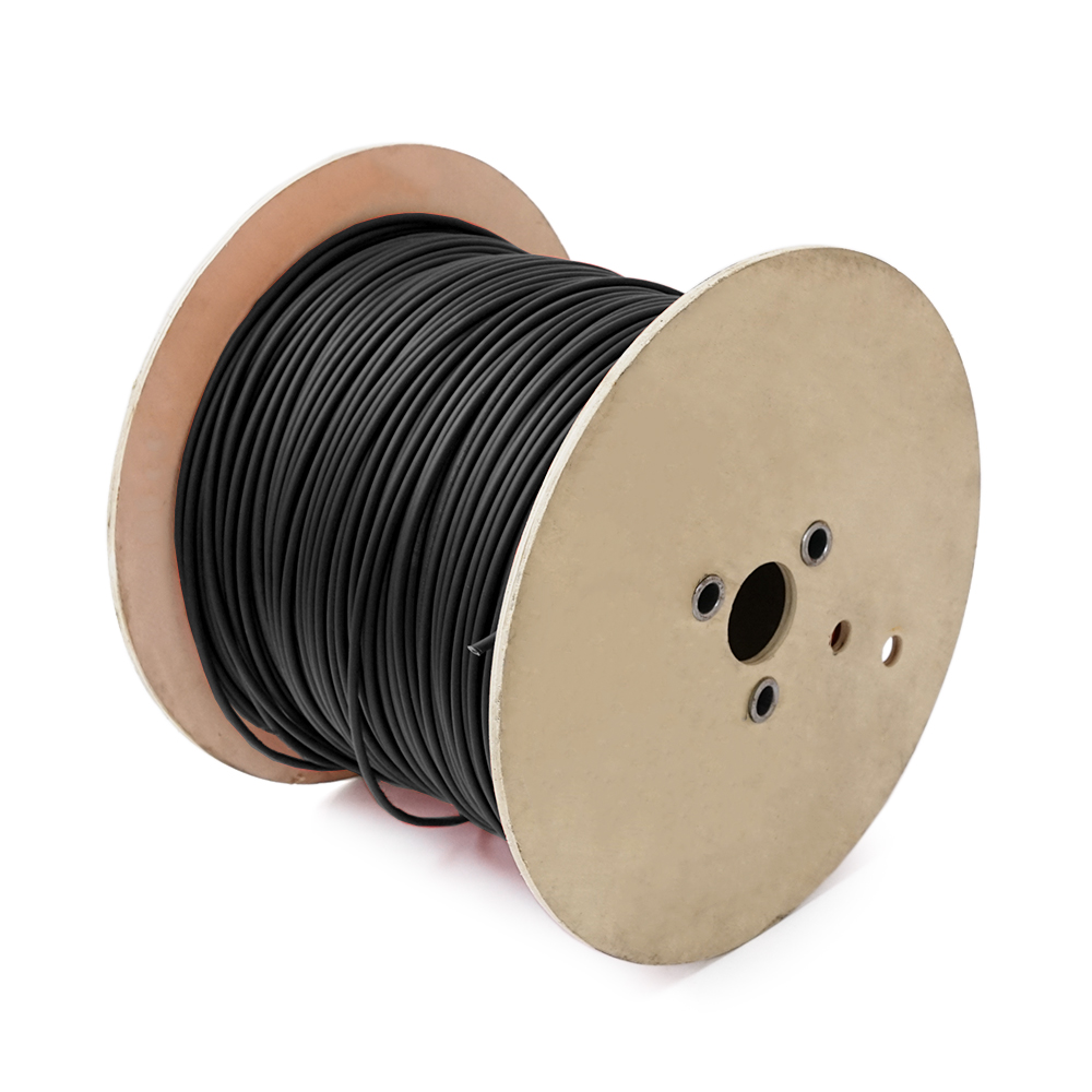 38620 Кабель для сонячних систем 6mm2 (чорний) котушка 500м - Зображення 1