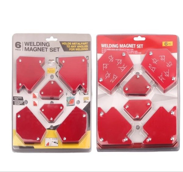 Набір магнітних тримачів для зварювання 4 шт, 45 &deg;, 90 &deg;, 135 &deg;, Blister