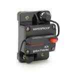 Автоматичний вимикач запобіжник однополюсний постійного струму 12-48V, GG-CB5 Waterproof 30A