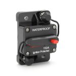 Автоматичний вимикач запобіжник однополюсний постійного струму 12-48V, GG-CB5 Waterproof 150A