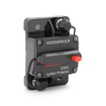 Автоматичний вимикач запобіжник однополюсний постійного струму 12-48V, GG-CB5 Waterproof 300A