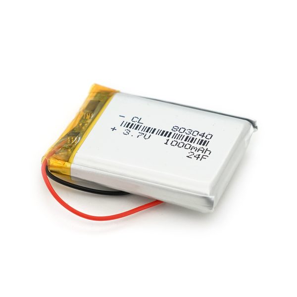 Літій-полімерний акумулятор 8*30*40mm (Li-ion 3.7В 1000мА&middot;год)
