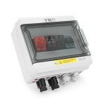 Комбінатор для сонячних систем YRPVB-2 / 1CB DC550V блискавкозахист+замок (2входу / 1 вихід)(струм 20А 550В) - Зображення 2