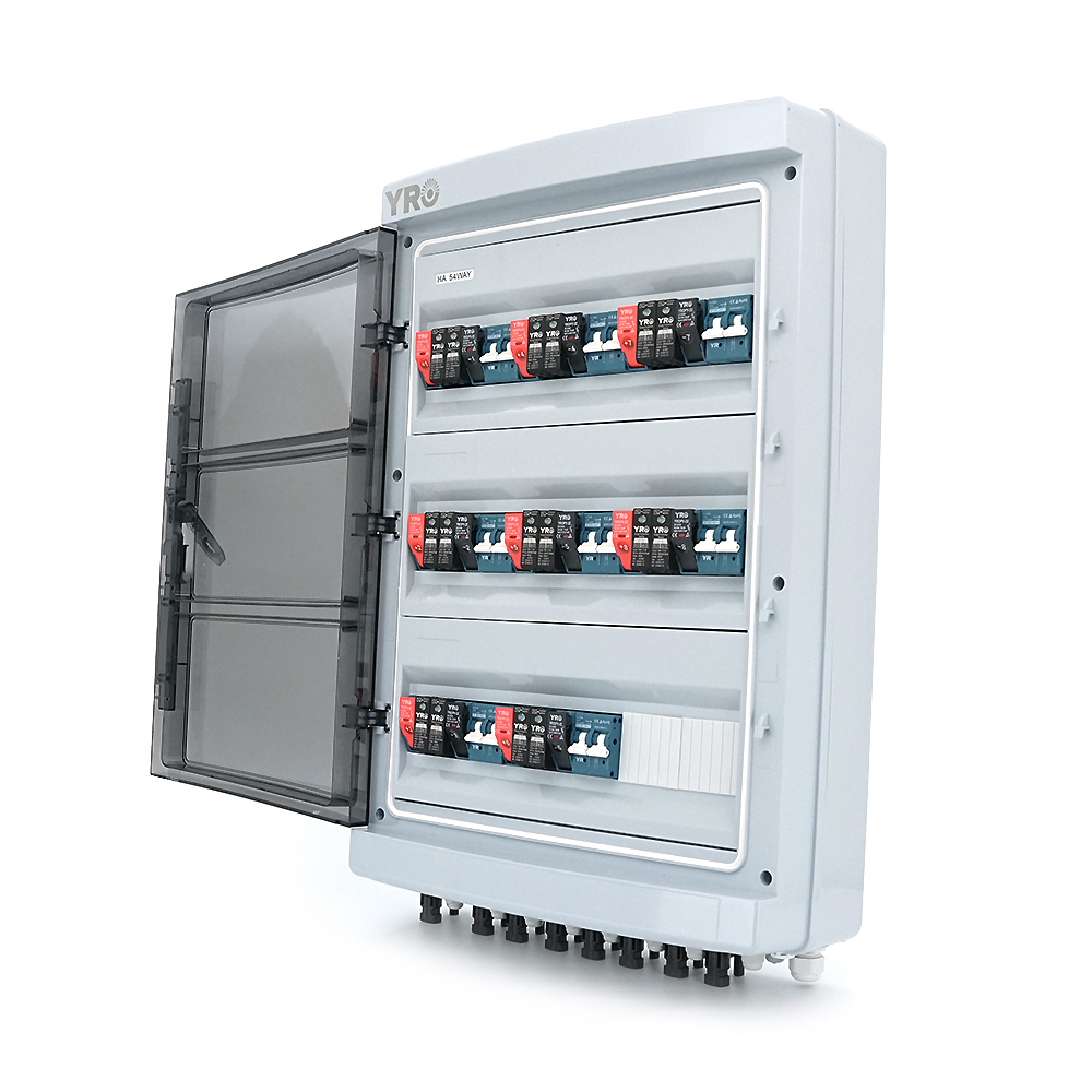 39164 Комбінатор для сонячних систем YRPVB-8 / 8CB DC600V з блискавкозахистом (8 входів / 8 виходів) (струм 32А 600В) - Зображення 1