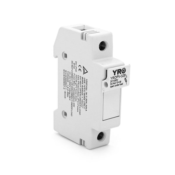 Корпус під плавкий запобіжник YROPV-32B DC FUSE 32A 1000V, під запобіжник 10*38mm