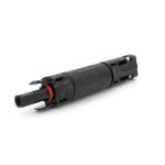 Конектор RISIN MC4, з діодом постійного струму, 10А,1000 В, 0.5mm&Omega;, вогнестійкість UL94-VO,IP67, -40℃-+90℃, Black - Зображення 2