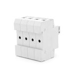 Корпус під плавкий запобіжник YRO RT18-32 / 4P, 32A, 500 / 690V, зі світловим індикатором, DIN, запобіжник під 10*38mm, контакти сталь.78*70.4mm - Зображення 2