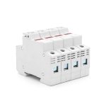 Корпус під плавкий запобіжник YRO RT18-32 / 4P, 32A, 500 / 690V, зі світловим індикатором, DIN, запобіжник під 10*38mm, контакти сталь.78*70.4mm - Зображення 3