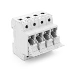 Корпус під плавкий запобіжник YRO RT18-32 / 4P, 32A, 500 / 690V, зі світловим індикатором, DIN, запобіжник під 10*38mm, контакти сталь.78*70.4mm - Зображення 4