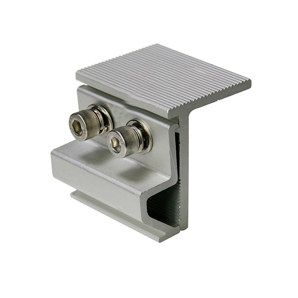 41645 Кутовий затискач для кронштейна, алюмінієвий, 25х21х21мм - Зображення 1