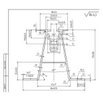 Рейка для безпрофільної системи (довжина рейки 3м) NSP-4(висота 50мм) - Зображення 2