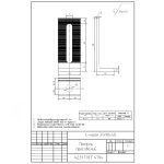 Кронштейн L-подібний алюмінієвий (50*40*100 / товщина 5 / 6.2) - Зображення 3