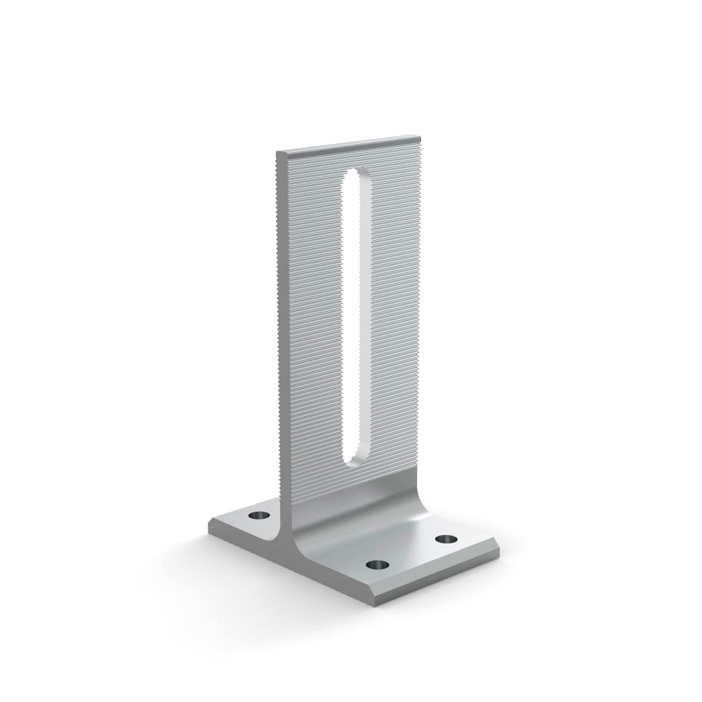 43173 Кронштейн Т-подібний алюмінієвий (40*95.2*58 / товщина 4.5) - Зображення 1