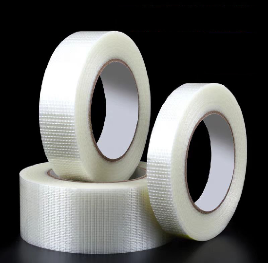 Скотч армований прозорий (надміцний / сітка), ширина 60 мм, довжина 50 м