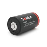 Акумулятор Soshine D-1.5-6000USB, D / LR20, Li-Ion 1.5V, USB-C, 6000mWh, 1.8A - Зображення 2
