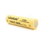 Акумулятор 18650 Li-Ion LiitoKala Lii-LT20A, 2000mah (1900-2000mah), 3.7V (2.75-4.2V), Yellow - Зображення 2