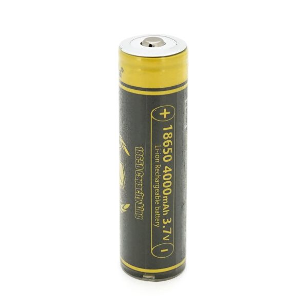 Акумулятор 18650 Li-Ion LiitoKala King-4000PCB, Protected, 4000mah (3800-4000mah), 3.7V (2.75-4.2V), Black / Yellow