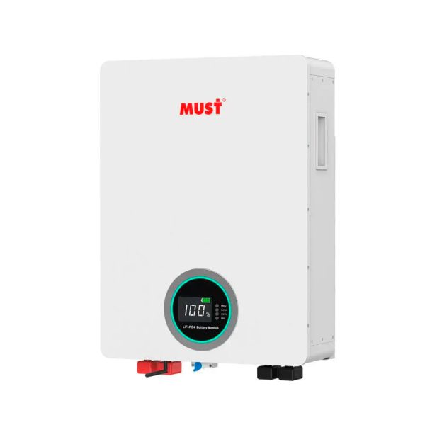 Акумуляторна батарея Must LiFePO4 LP16-48300 51.2V 300Ah, 15.36kWh, BMS150A@16S, CAN2.0 / RS232 / RS485, 6000 cycles, 490x923x265, 117kg