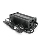 Зарядний пристрій для акумуляторів LiFePo4 72V(87,6V),24S,8A,штекер Triangle plug (T-tipe / IEC / C13 N+L-), з індикацією,BOX - Зображення 2