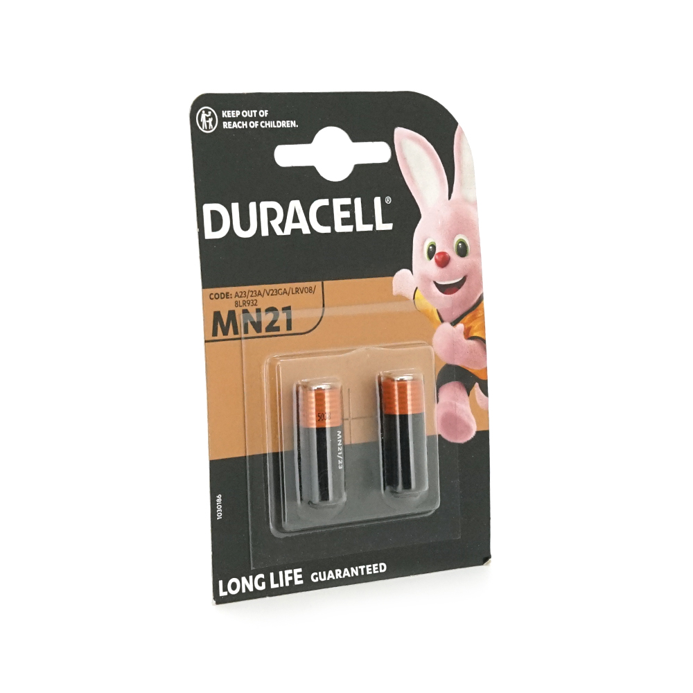 43757 Батарейка лужна DURACELL MN21 BLN, 2шт у блістері, ціна за блістер - Зображення 1